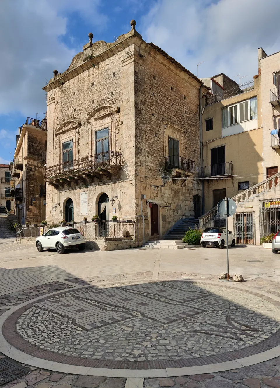 Mussomelis bebyggelse i det sicilianska inlandet