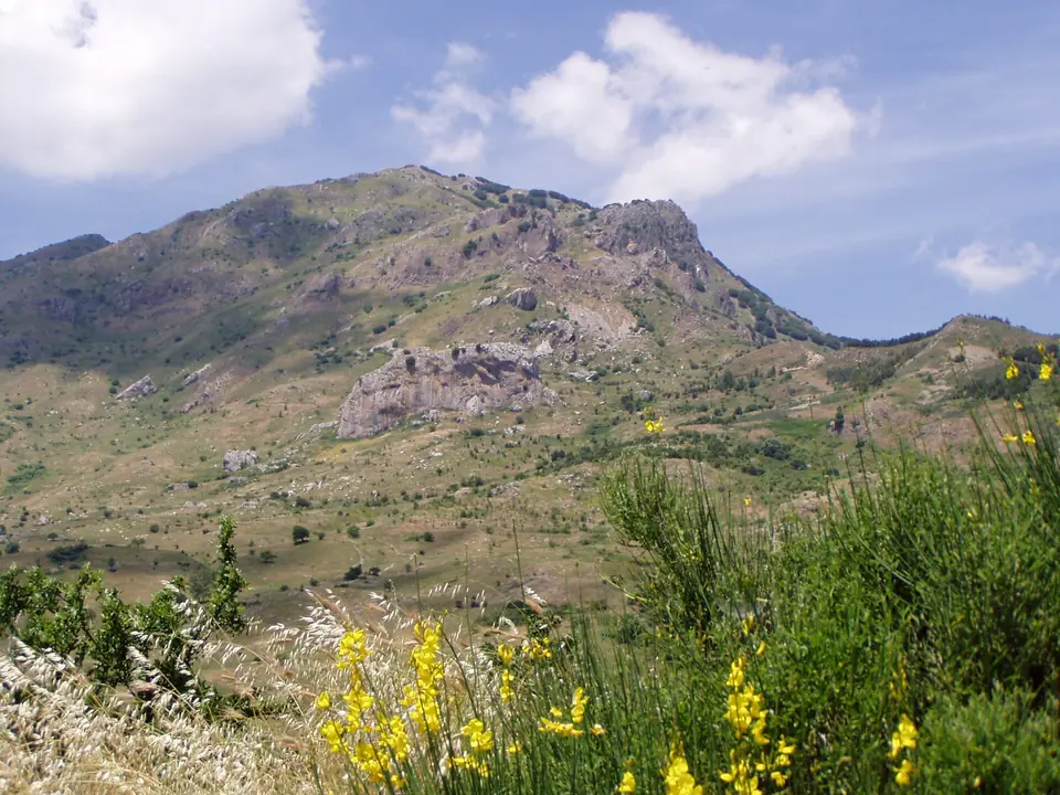 Bergslandskap i Madonie