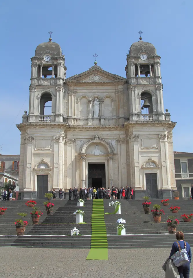 Zafferana Etneas centrum