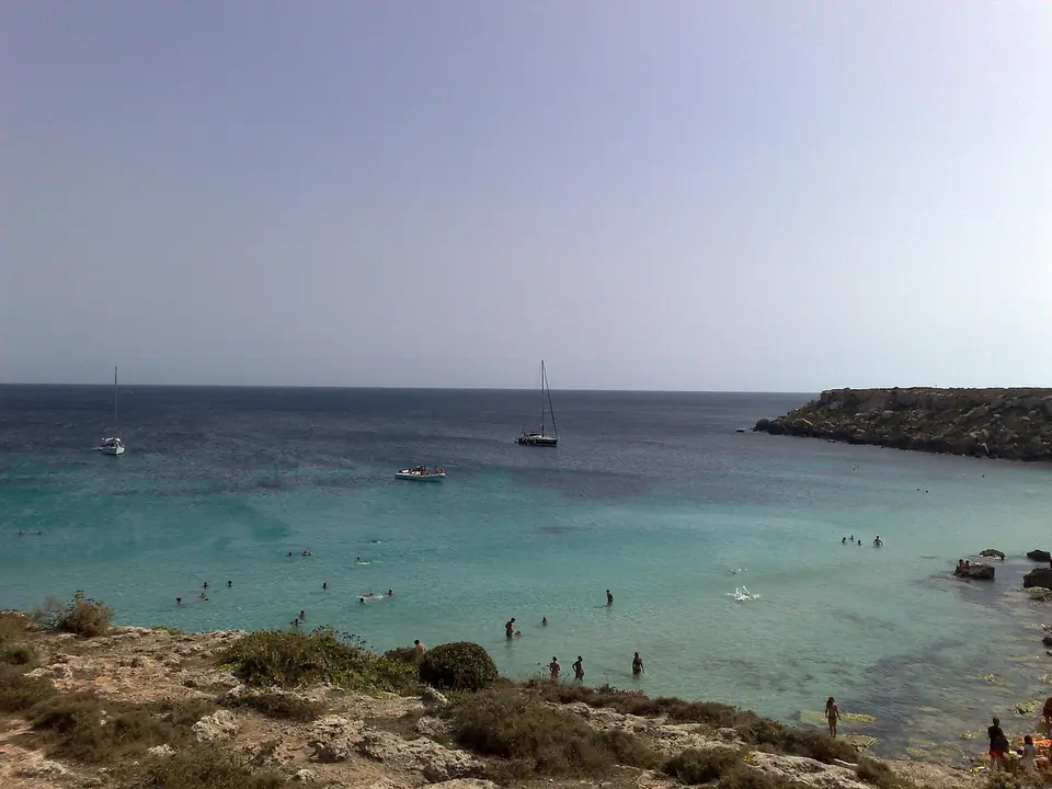 Cala Azzurra på Favignana