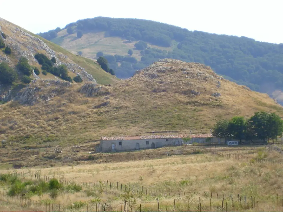 Bergslandskap i Nebrodi