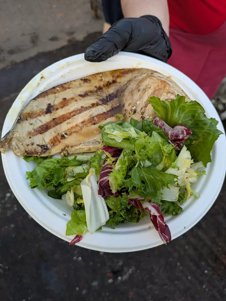 Sagra del pesce spada i Aci Trezza, arkivbild från 2025