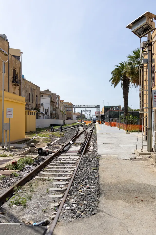 Järnvägsstationen i Marsala